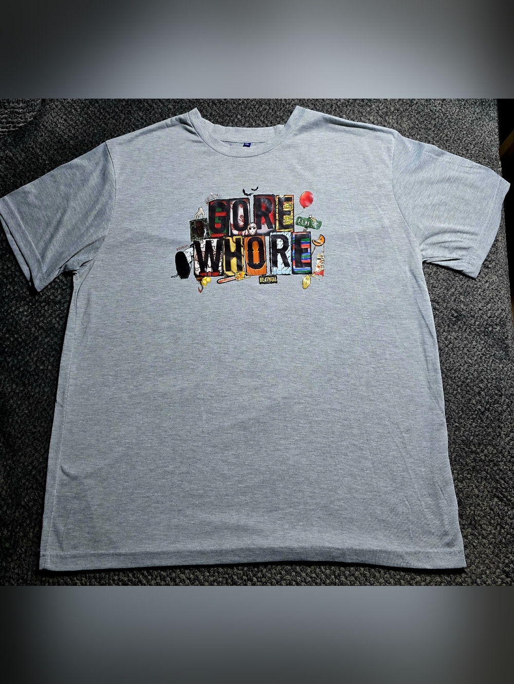 Gore Wh🎃re Graphic Tee Women’s 2XL Horror Movie Fan Halloween Shirt Spooky